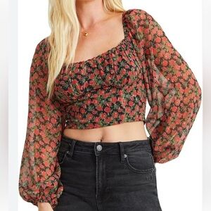 ALTAR'D STATE Long Sleeve Margot Top NWT